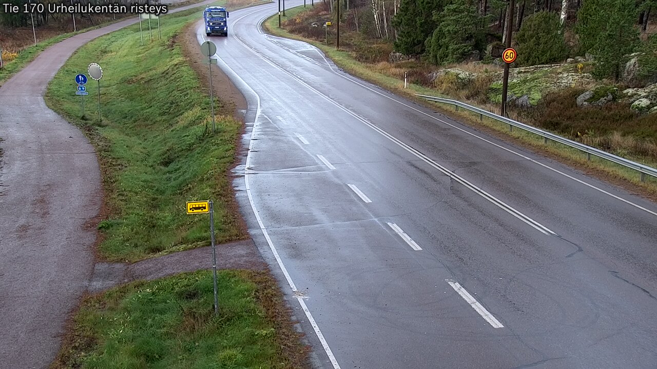 Kelikamerat Kuva Tie 170 Virolahti Urheilukentän risteys, Virolahti, Kymenlaakso