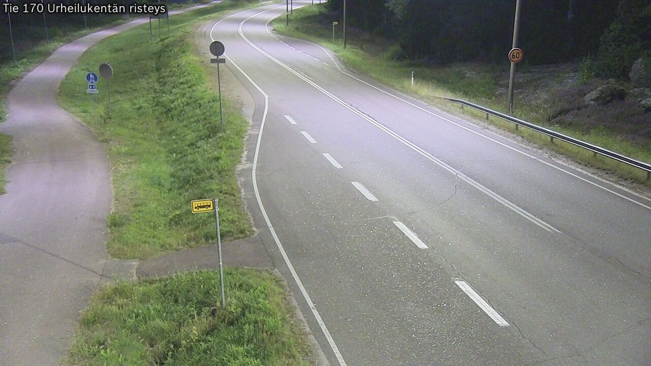 Kelikamerat Kuva Tie 170 Virolahti Urheilukentän risteys, Virolahti, Kymenlaakso