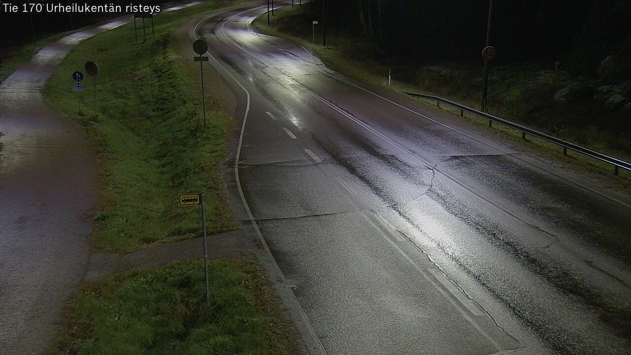 Kelikamerat Kuva Tie 170 Virolahti Urheilukentän risteys, Virolahti, Kymenlaakso