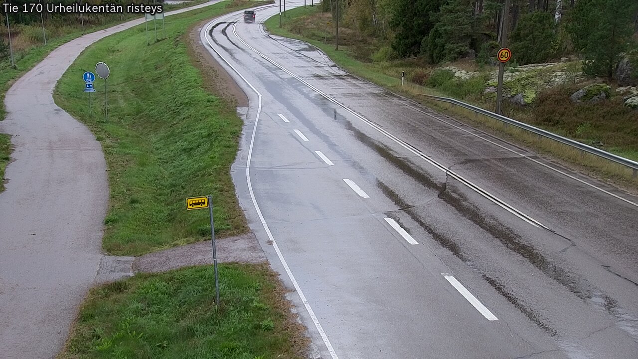 Kelikamerat Kuva Tie 170 Virolahti Urheilukentän risteys, Virolahti, Kymenlaakso