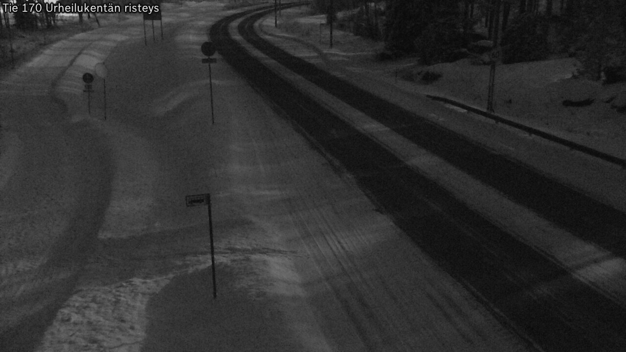 Kelikamerat Kuva Tie 170 Virolahti Urheilukentän risteys, Virolahti, Kymenlaakso