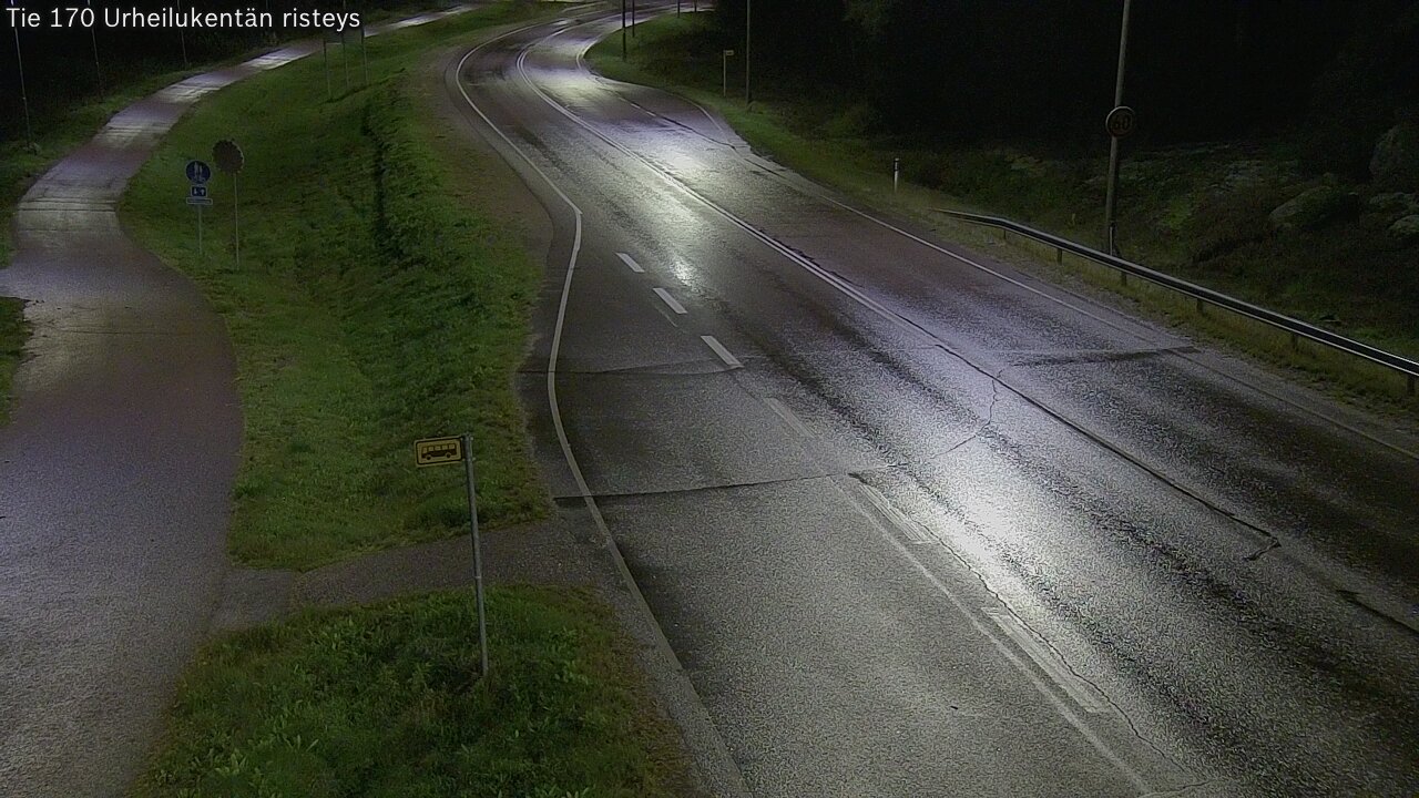 Kelikamerat Kuva Tie 170 Virolahti Urheilukentän risteys, Virolahti, Kymenlaakso