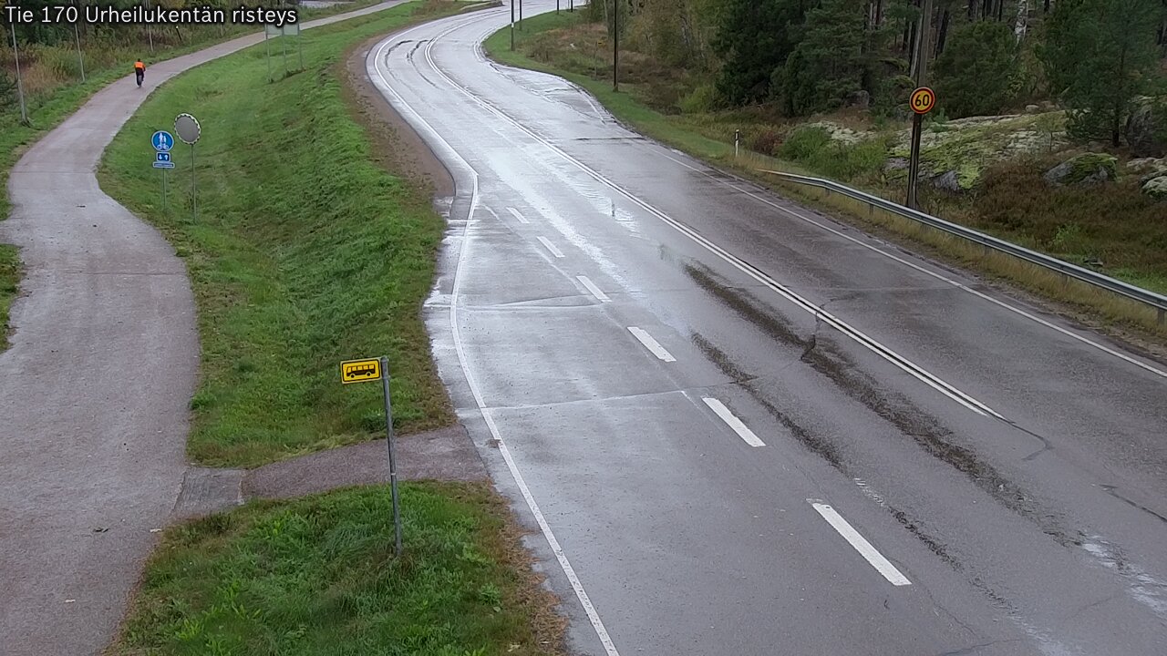 Kelikamerat Kuva Tie 170 Virolahti Urheilukentän risteys, Virolahti, Kymenlaakso