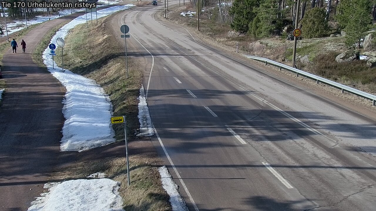 Weather Camera Image Road 170 Virolahti Sports field crossing, Virolahti, Kymenlaakso