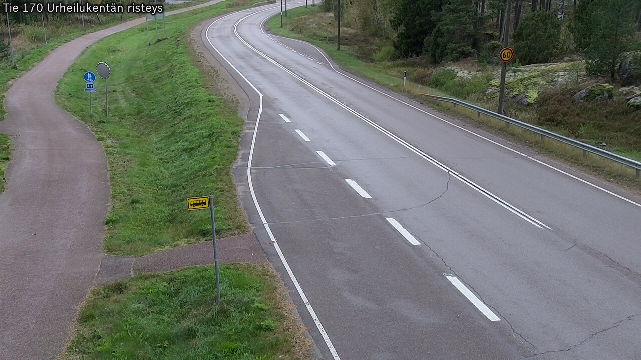 Kelikamerat Kuva Tie 170 Virolahti Urheilukentän risteys, Virolahti, Kymenlaakso