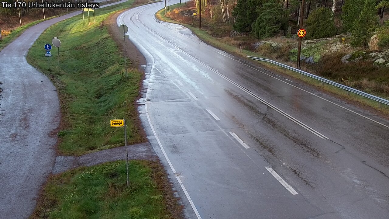 Kelikamerat Kuva Tie 170 Virolahti Urheilukentän risteys, Virolahti, Kymenlaakso