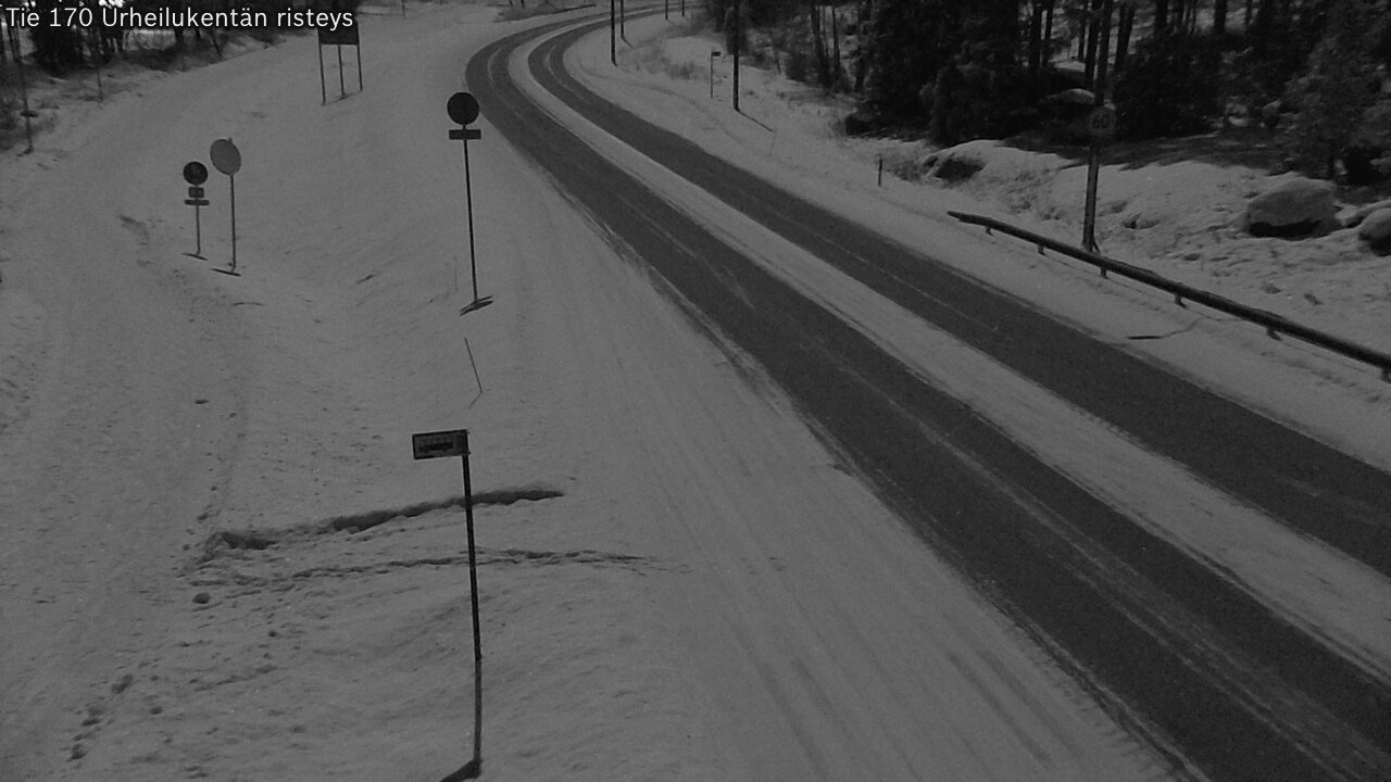 Kelikamerat Kuva Tie 170 Virolahti Urheilukentän risteys, Virolahti, Kymenlaakso