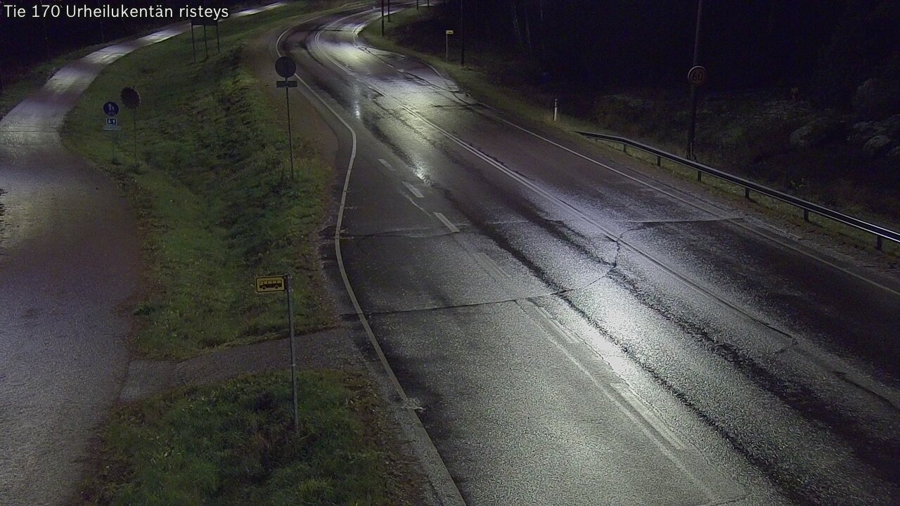 Kelikamerat Kuva Tie 170 Virolahti Urheilukentän risteys, Virolahti, Kymenlaakso