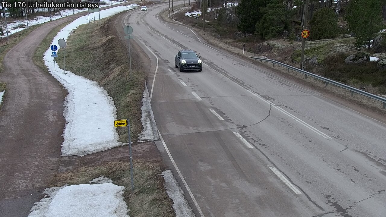 Kelikamerat Kuva Tie 170 Virolahti Urheilukentän risteys, Virolahti, Kymenlaakso