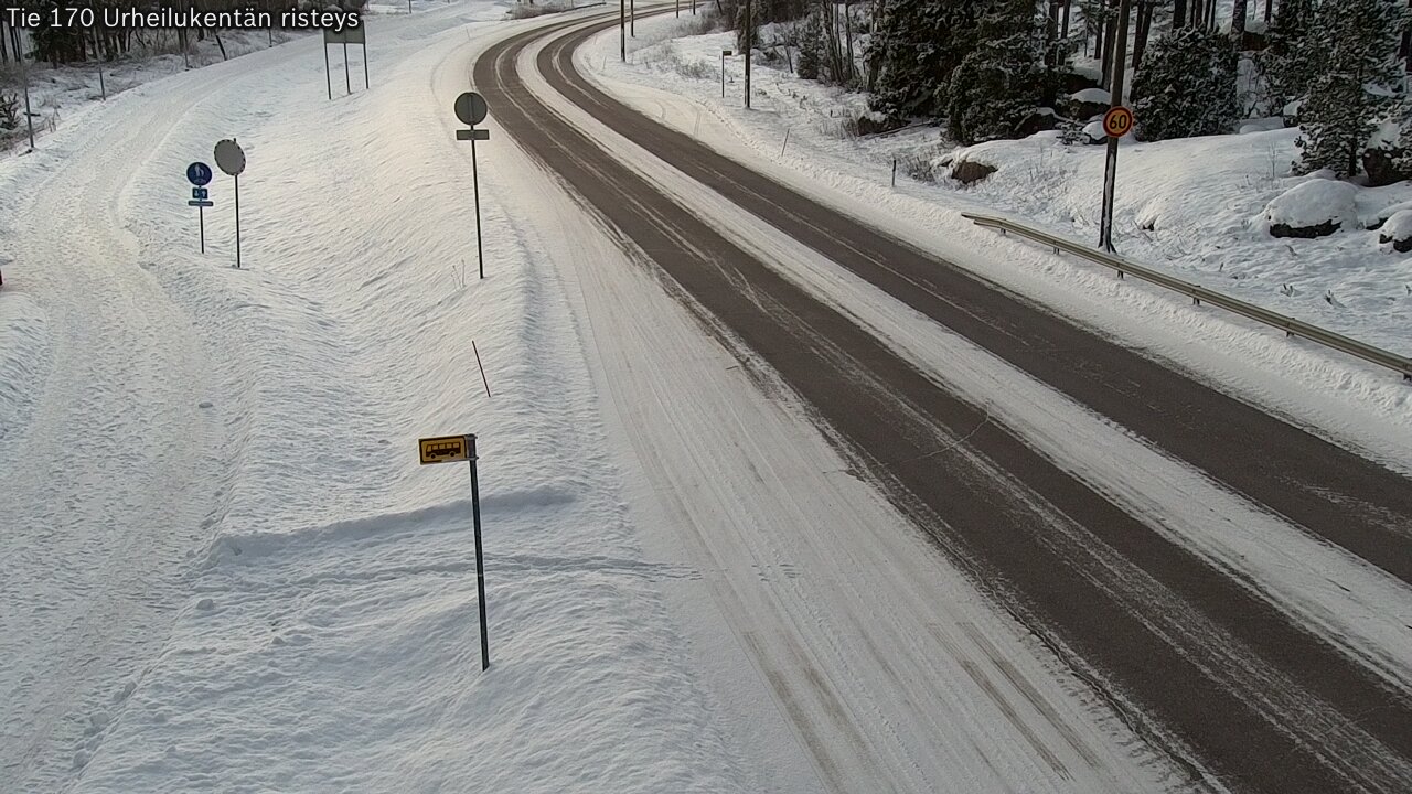 Kelikamerat Kuva Tie 170 Virolahti Urheilukentän risteys, Virolahti, Kymenlaakso