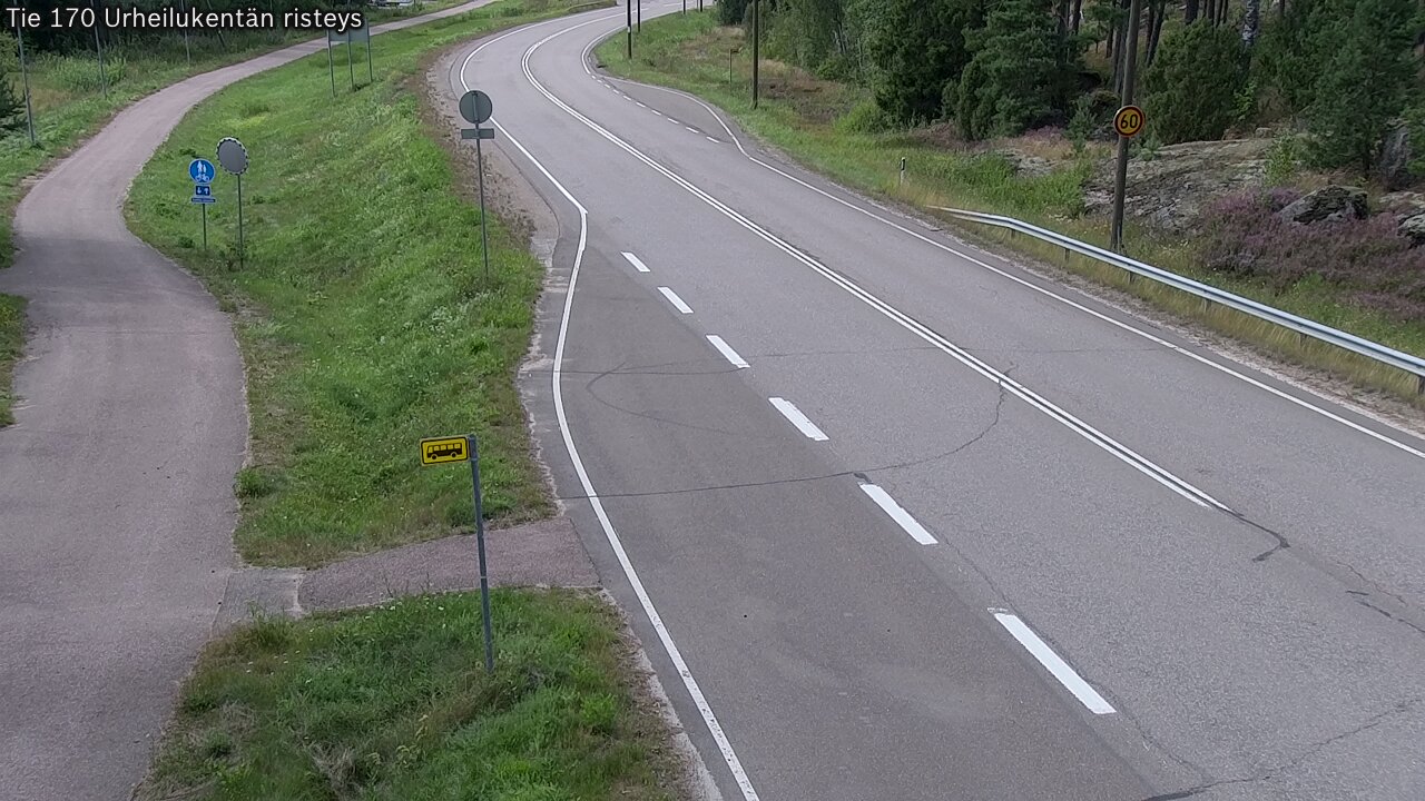 Kelikamerat Kuva Tie 170 Virolahti Urheilukentän risteys, Virolahti, Kymenlaakso
