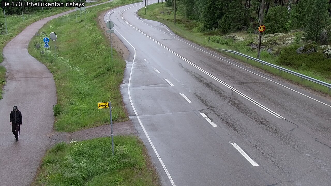Weather Camera Image Road 170 Virolahti Sports field crossing, Virolahti, Kymenlaakso