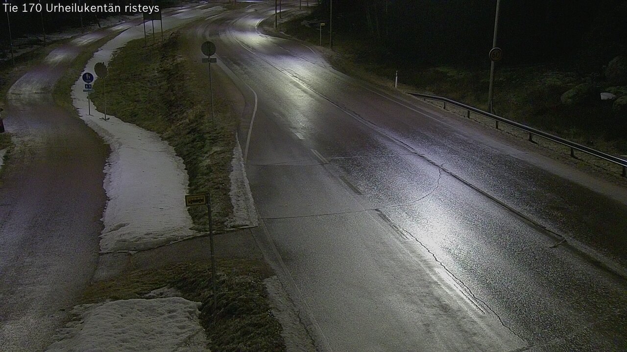 Kelikamerat Kuva Tie 170 Virolahti Urheilukentän risteys, Virolahti, Kymenlaakso