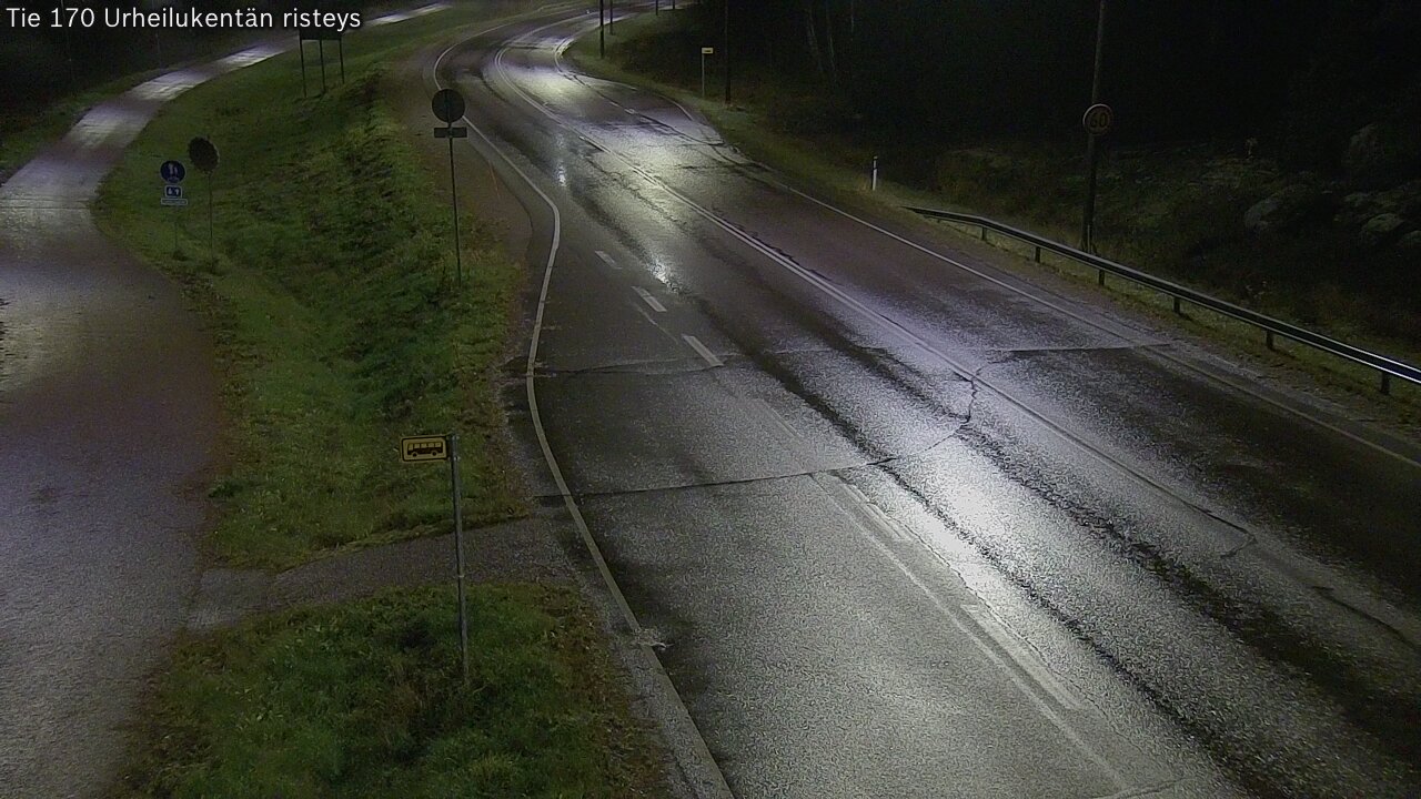 Kelikamerat Kuva Tie 170 Virolahti Urheilukentän risteys, Virolahti, Kymenlaakso