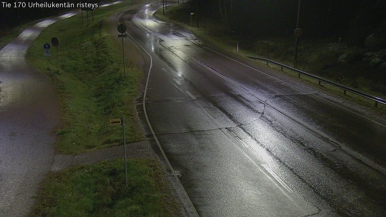 Kelikamerat Kuva Tie 170 Virolahti Urheilukentän risteys, Virolahti, Kymenlaakso