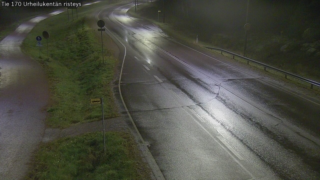 Kelikamerat Kuva Tie 170 Virolahti Urheilukentän risteys, Virolahti, Kymenlaakso