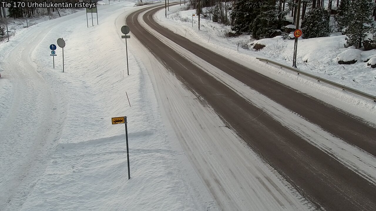 Kelikamerat Kuva Tie 170 Virolahti Urheilukentän risteys, Virolahti, Kymenlaakso