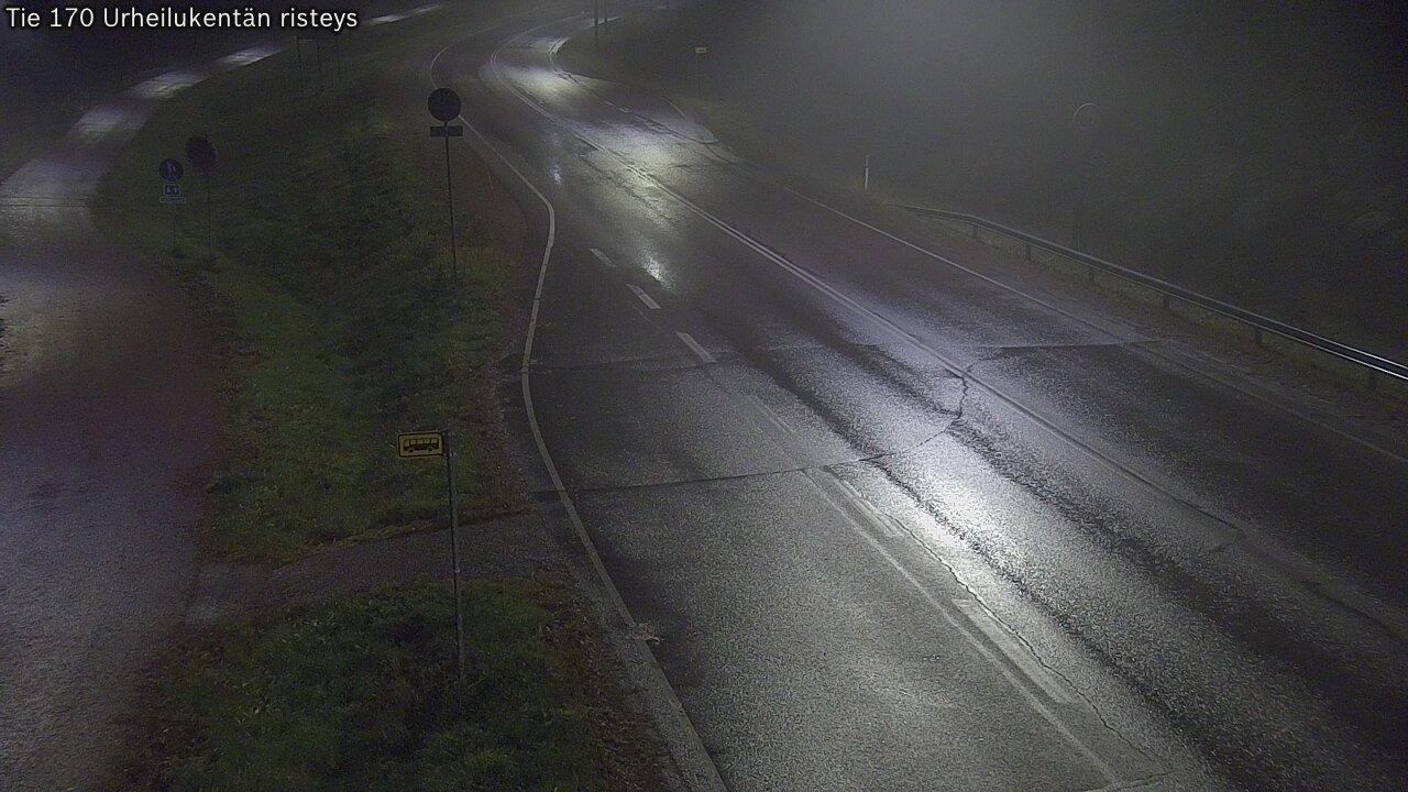 Kelikamerat Kuva Tie 170 Virolahti Urheilukentän risteys, Virolahti, Kymenlaakso