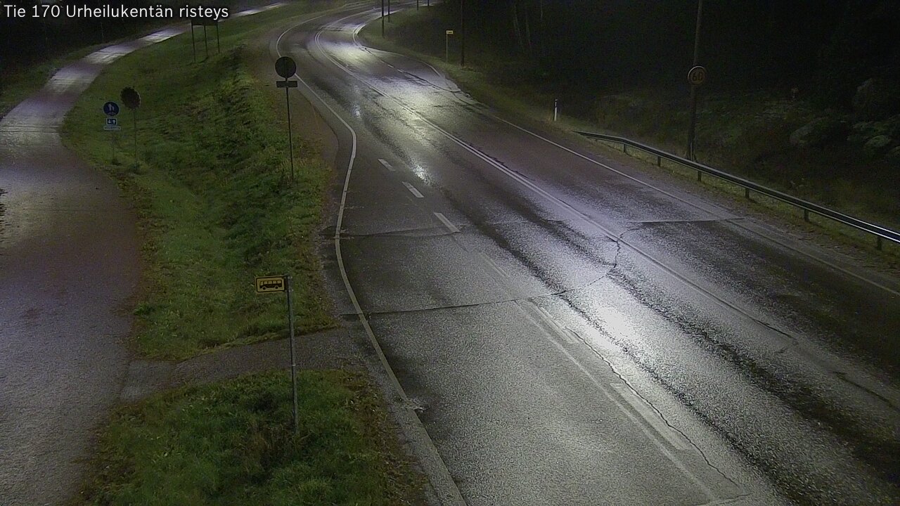 Kelikamerat Kuva Tie 170 Virolahti Urheilukentän risteys, Virolahti, Kymenlaakso