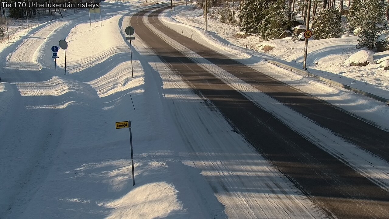 Weather Camera Image Road 170 Virolahti Sports field crossing, Virolahti, Kymenlaakso