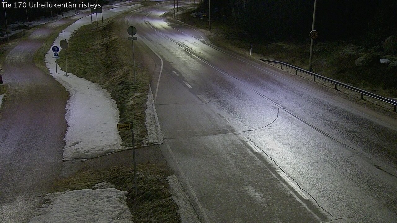 Kelikamerat Kuva Tie 170 Virolahti Urheilukentän risteys, Virolahti, Kymenlaakso