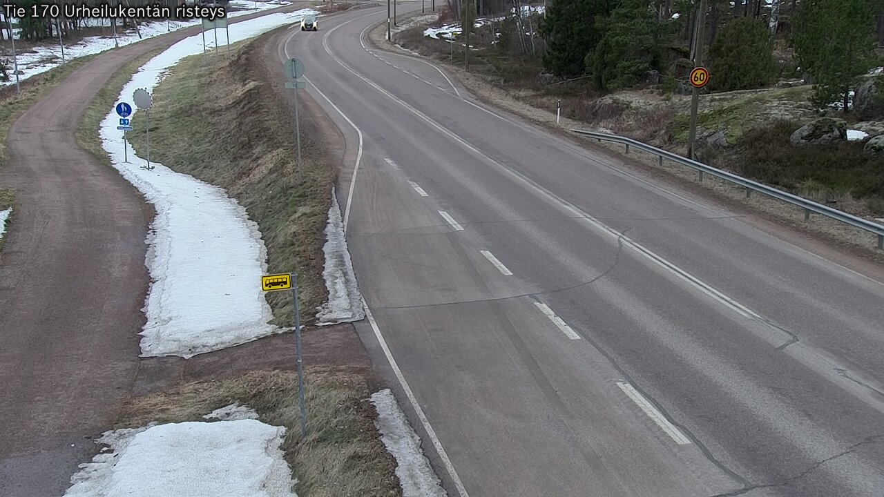 Kelikamerat Kuva Tie 170 Virolahti Urheilukentän risteys, Virolahti, Kymenlaakso