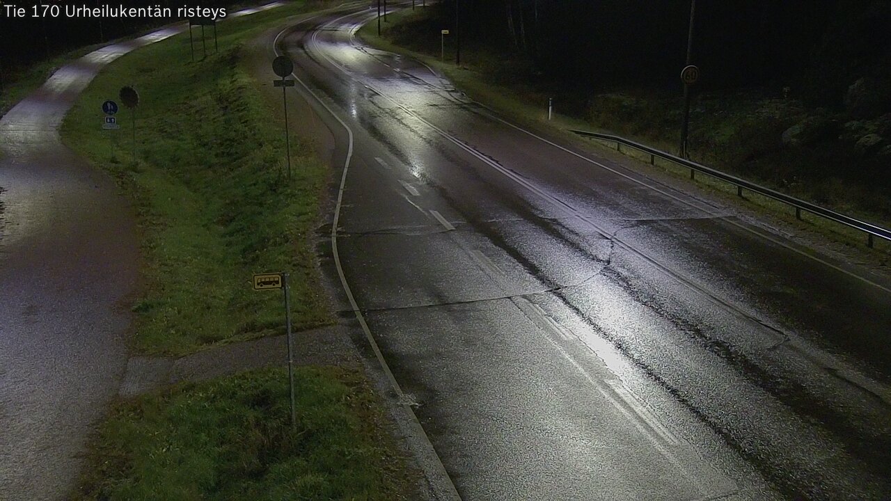 Kelikamerat Kuva Tie 170 Virolahti Urheilukentän risteys, Virolahti, Kymenlaakso