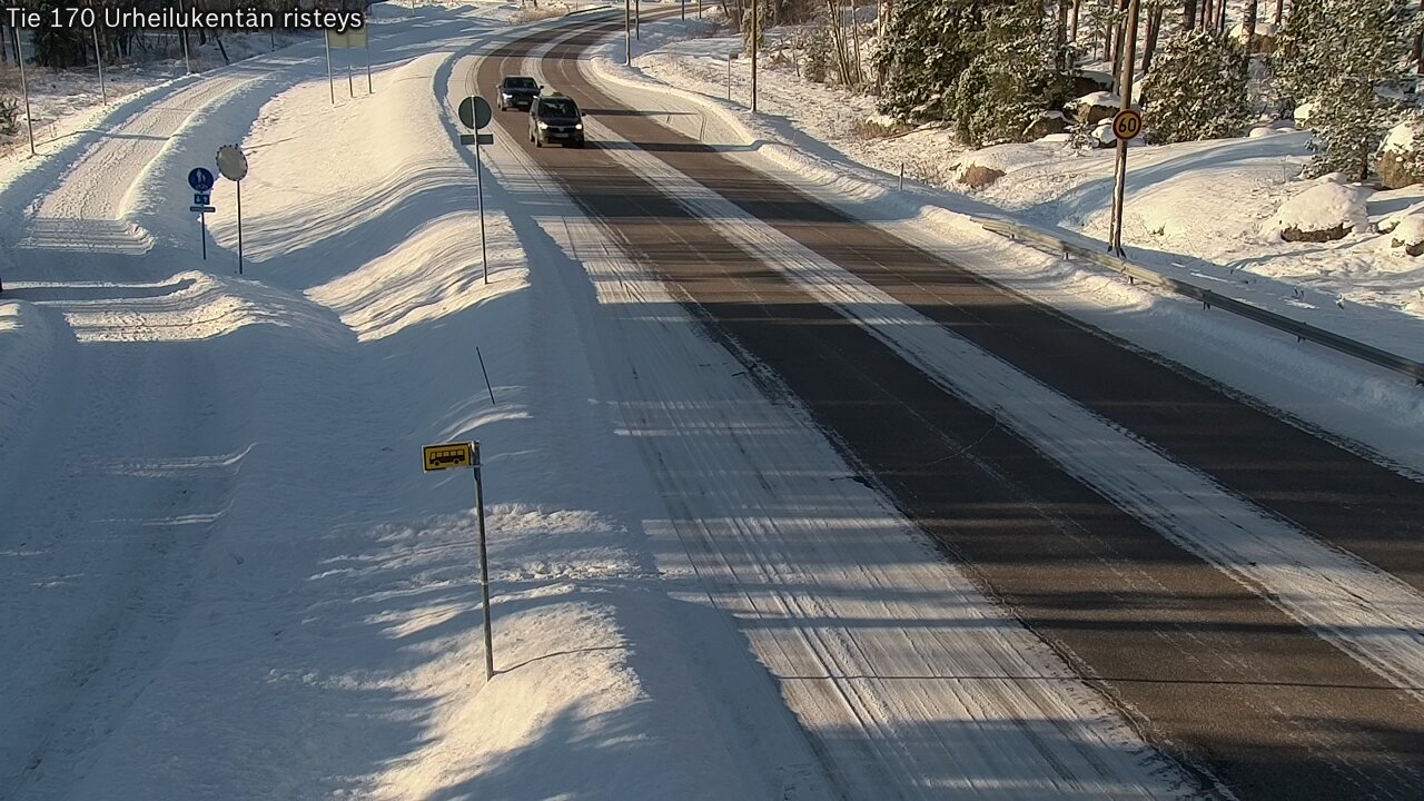 Weather Camera Image Road 170 Virolahti Sports field crossing, Virolahti, Kymenlaakso