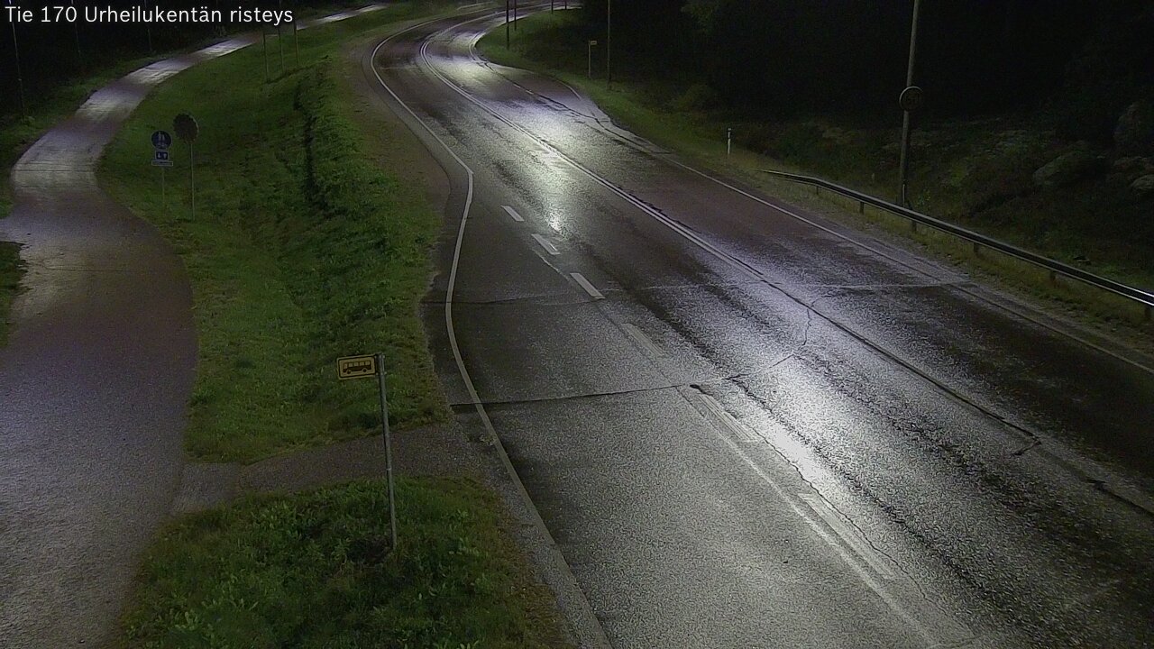 Kelikamerat Kuva Tie 170 Virolahti Urheilukentän risteys, Virolahti, Kymenlaakso