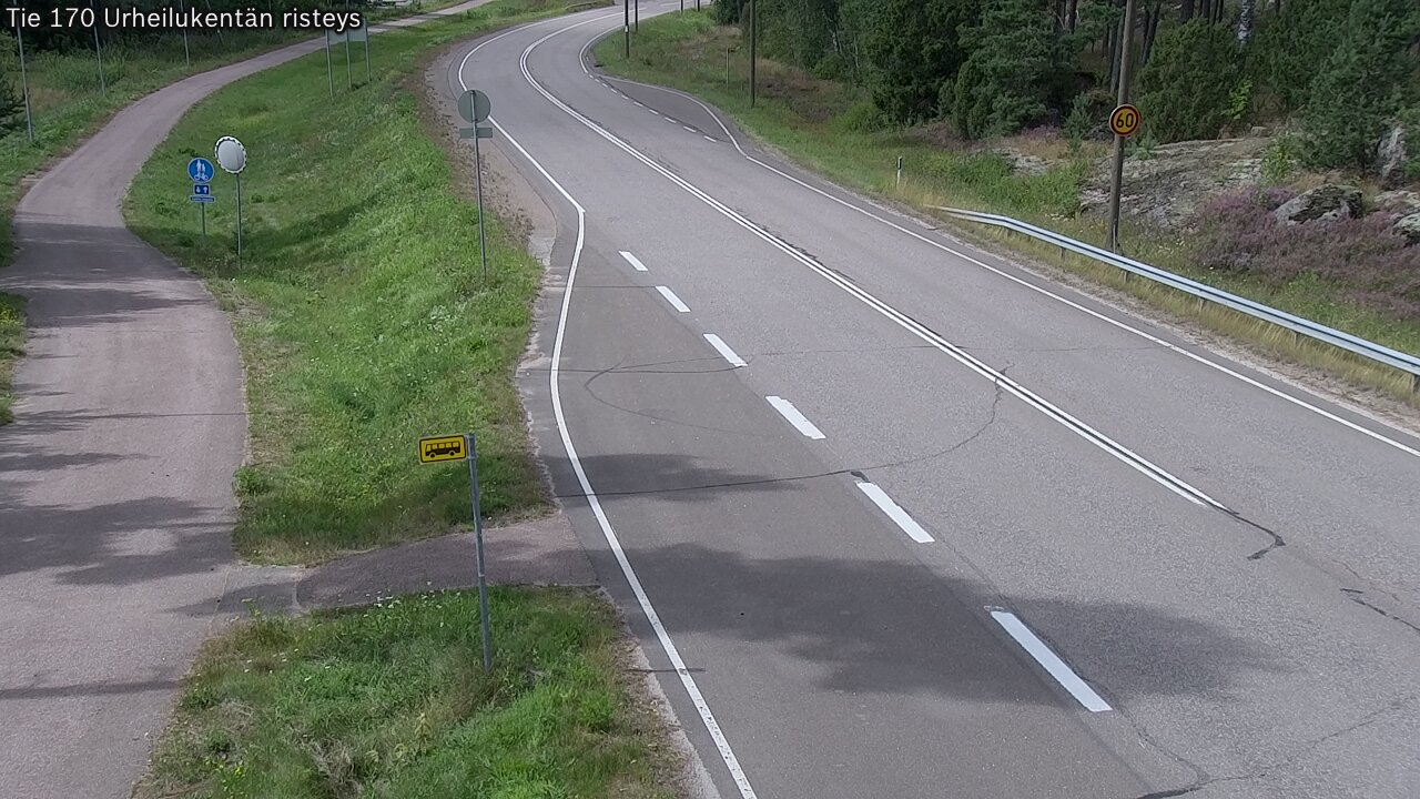 Kelikamerat Kuva Tie 170 Virolahti Urheilukentän risteys, Virolahti, Kymenlaakso