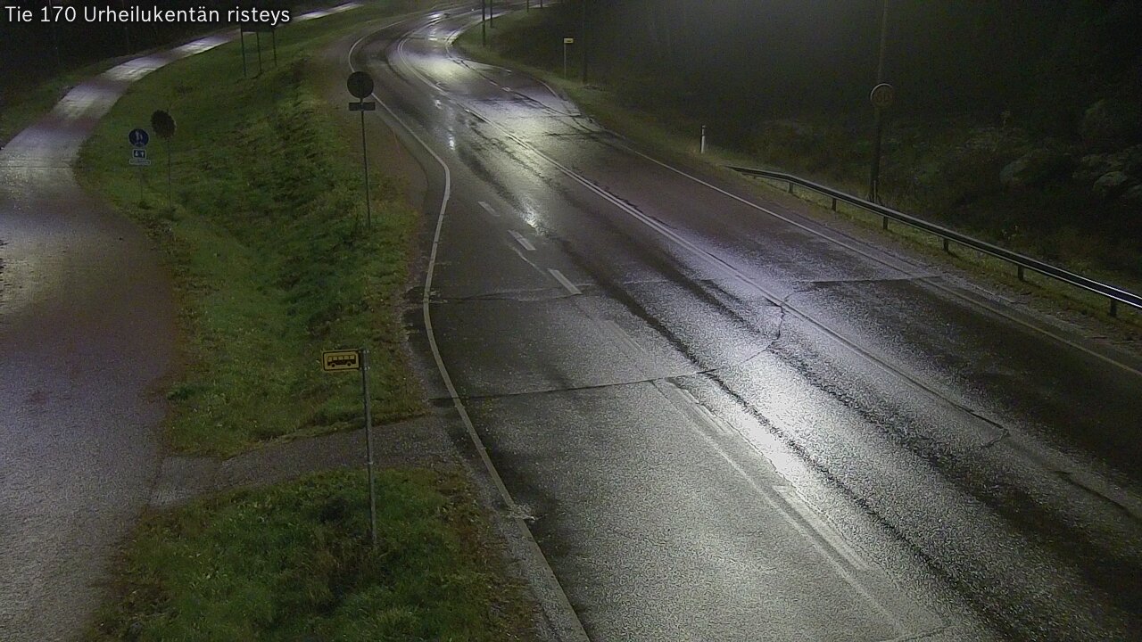 Kelikamerat Kuva Tie 170 Virolahti Urheilukentän risteys, Virolahti, Kymenlaakso