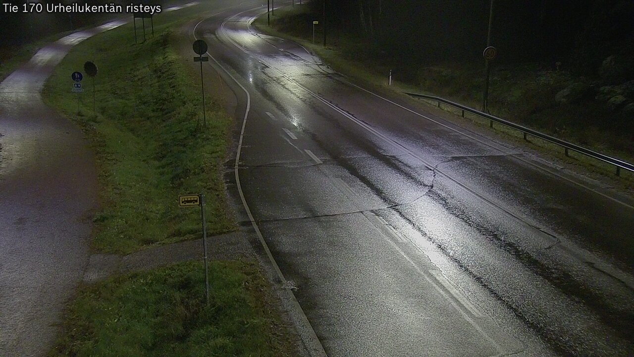 Kelikamerat Kuva Tie 170 Virolahti Urheilukentän risteys, Virolahti, Kymenlaakso