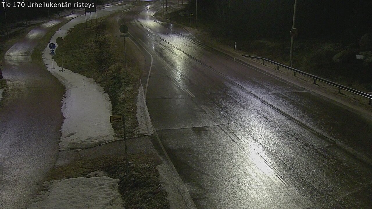 Kelikamerat Kuva Tie 170 Virolahti Urheilukentän risteys, Virolahti, Kymenlaakso
