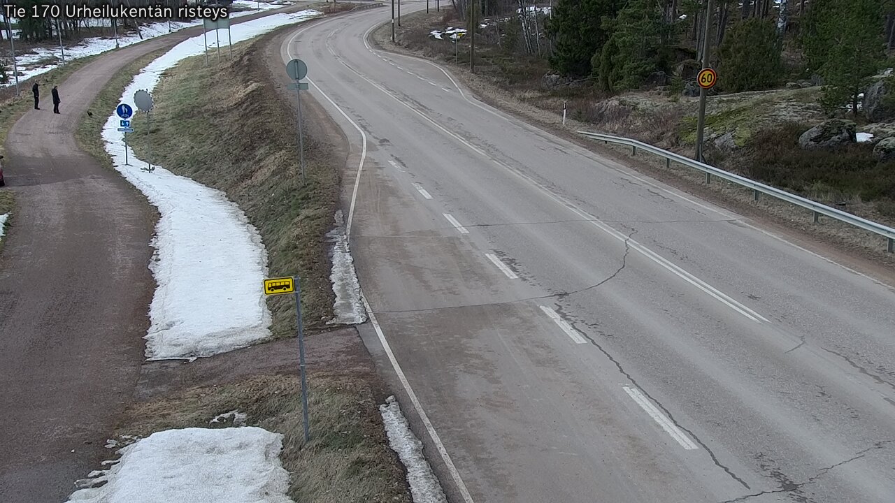 Weather Camera Image Road 170 Virolahti Sports field crossing, Virolahti, Kymenlaakso
