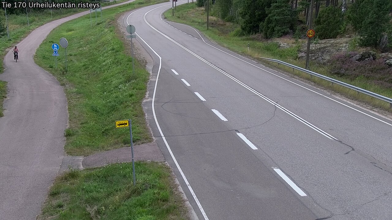 Kelikamerat Kuva Tie 170 Virolahti Urheilukentän risteys, Virolahti, Kymenlaakso