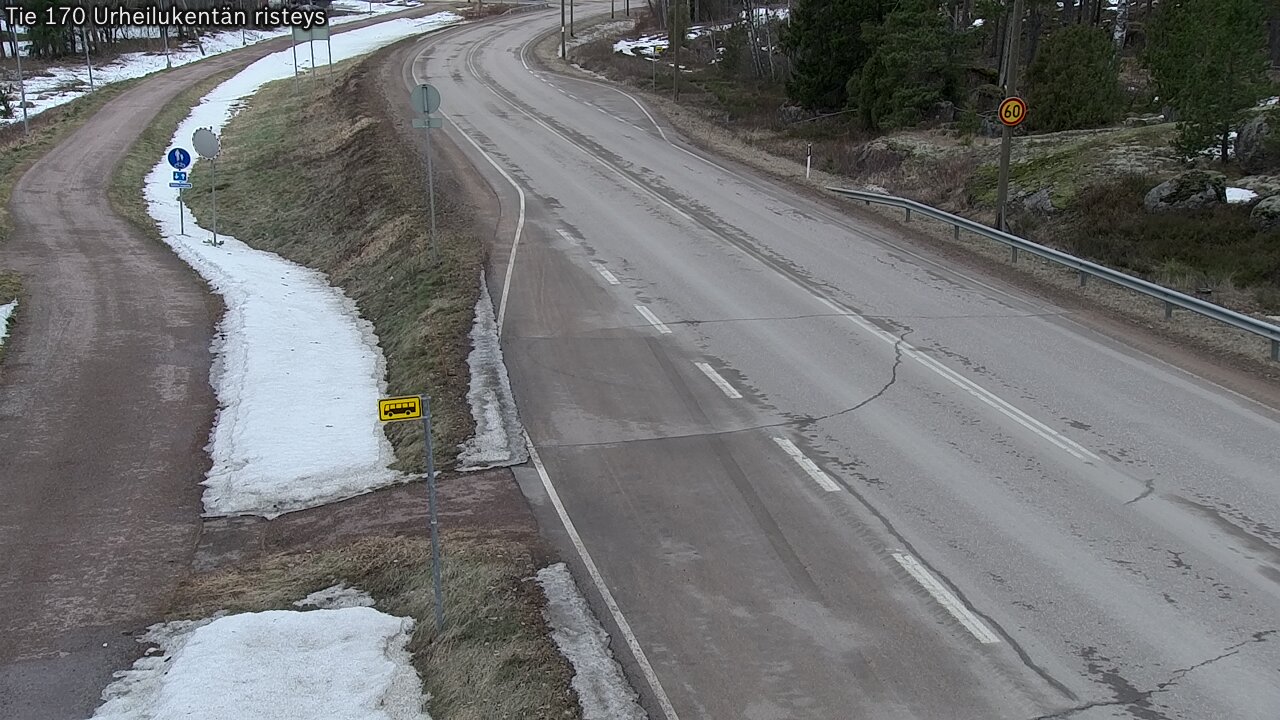 Kelikamerat Kuva Tie 170 Virolahti Urheilukentän risteys, Virolahti, Kymenlaakso