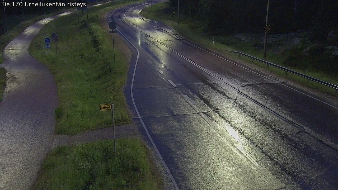 Kelikamerat Kuva Tie 170 Virolahti Urheilukentän risteys, Virolahti, Kymenlaakso