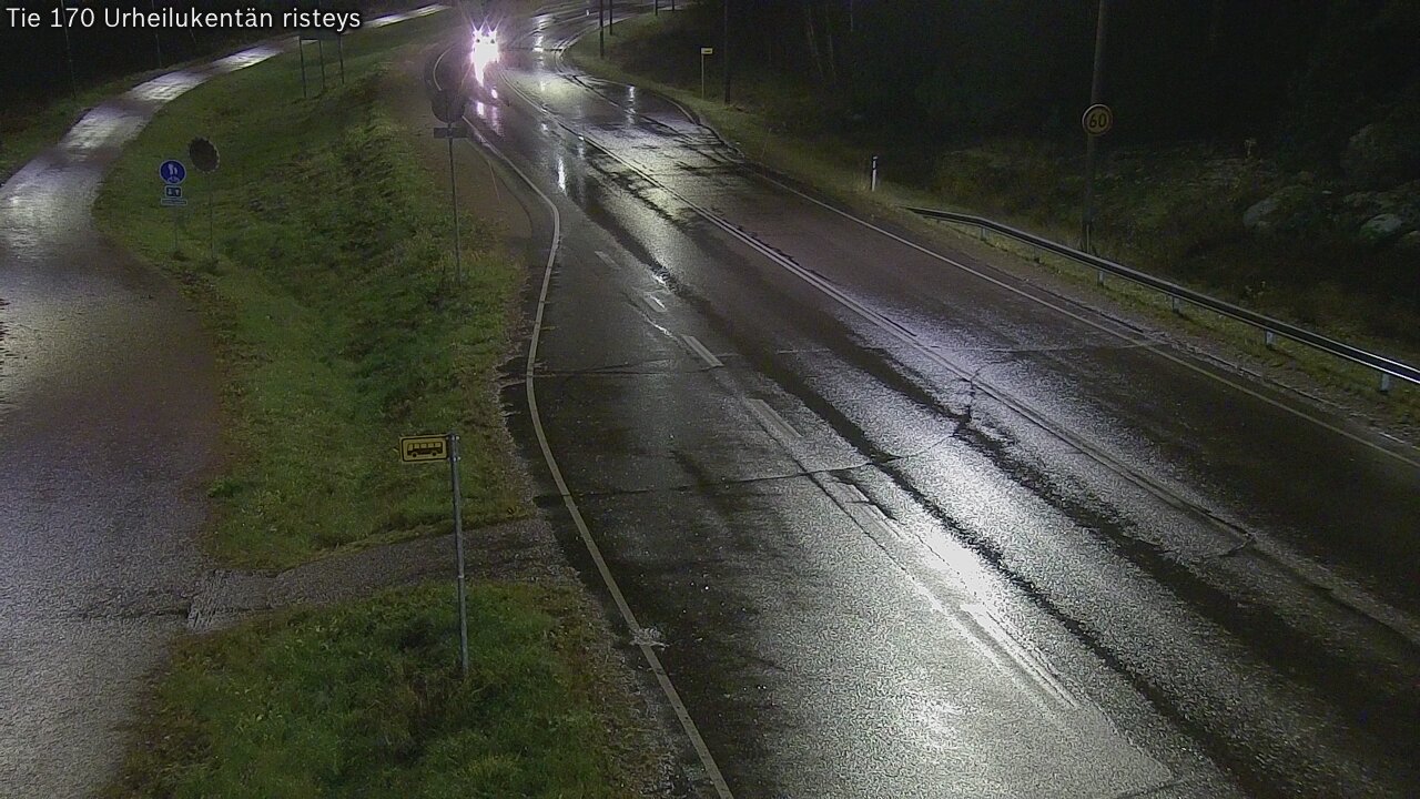 Kelikamerat Kuva Tie 170 Virolahti Urheilukentän risteys, Virolahti, Kymenlaakso
