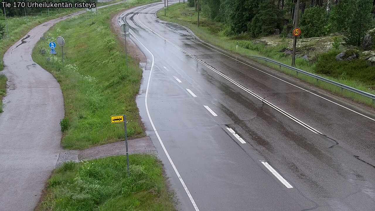 Kelikamerat Kuva Tie 170 Virolahti Urheilukentän risteys, Virolahti, Kymenlaakso