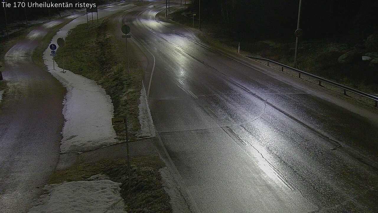 Kelikamerat Kuva Tie 170 Virolahti Urheilukentän risteys, Virolahti, Kymenlaakso