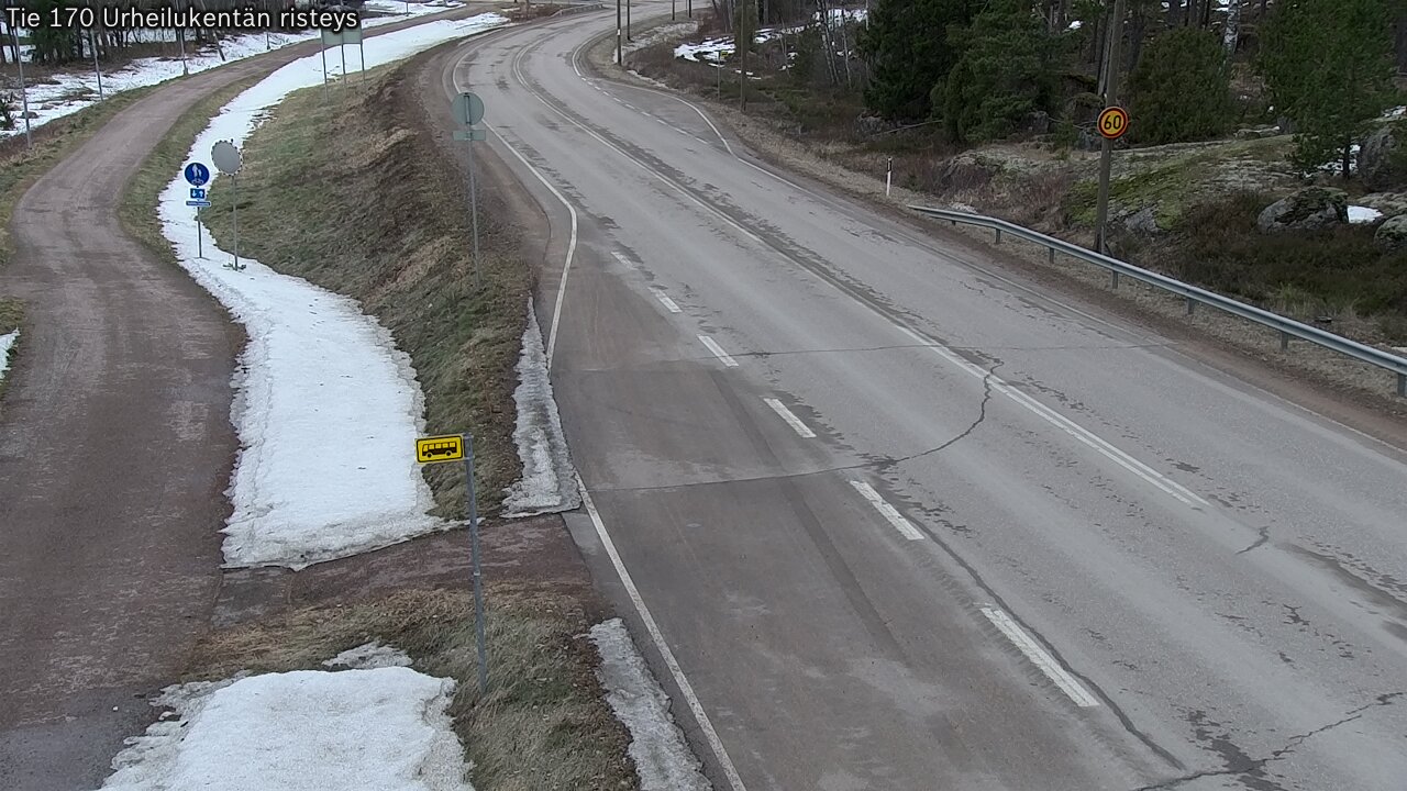 Kelikamerat Kuva Tie 170 Virolahti Urheilukentän risteys, Virolahti, Kymenlaakso