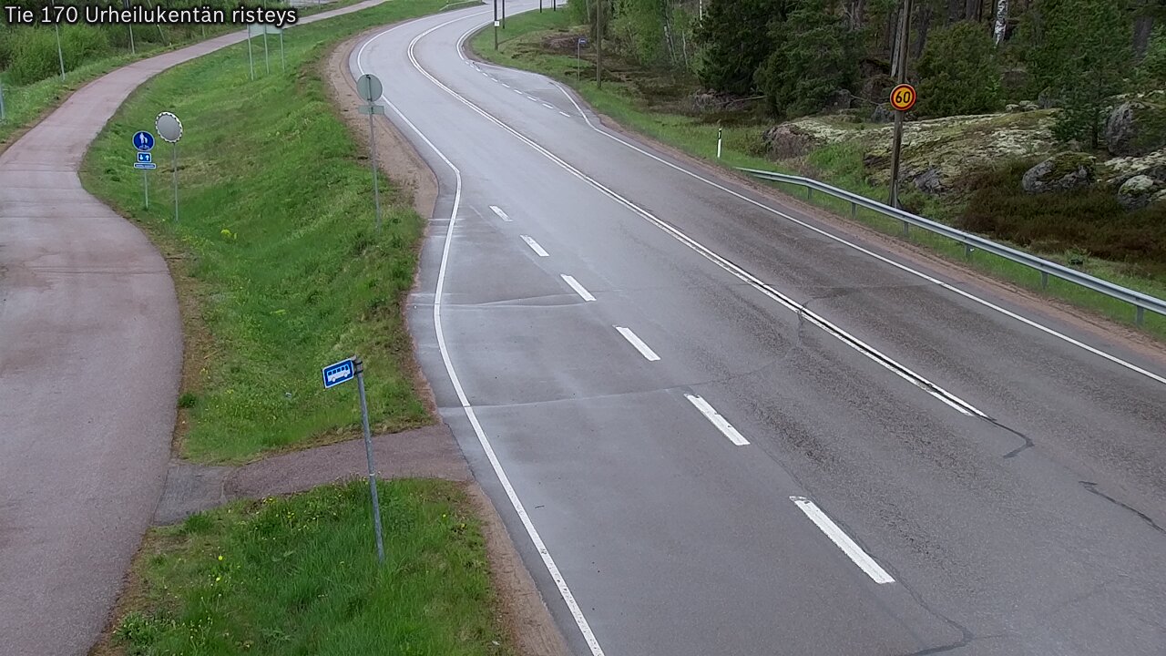 Weather Camera Image Road 170 Virolahti Sports field crossing, Virolahti, Kymenlaakso