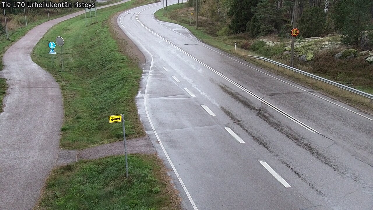 Kelikamerat Kuva Tie 170 Virolahti Urheilukentän risteys, Virolahti, Kymenlaakso