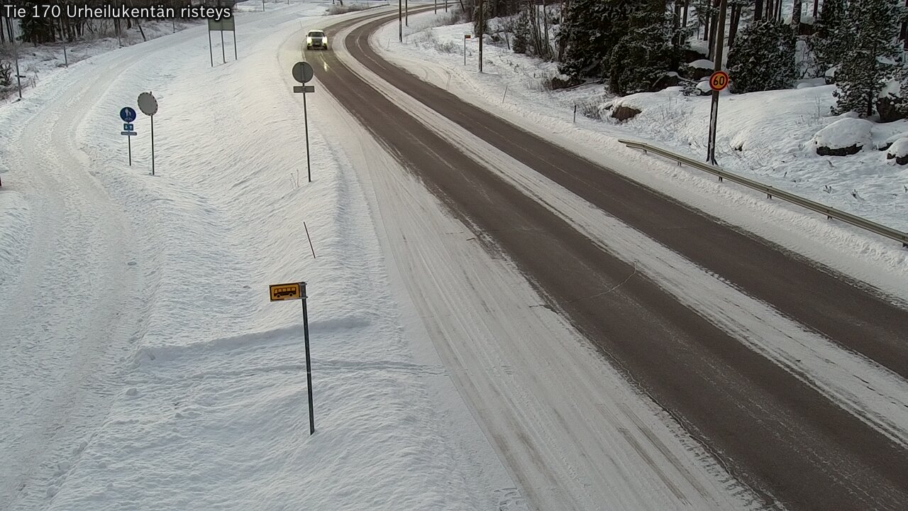 Kelikamerat Kuva Tie 170 Virolahti Urheilukentän risteys, Virolahti, Kymenlaakso