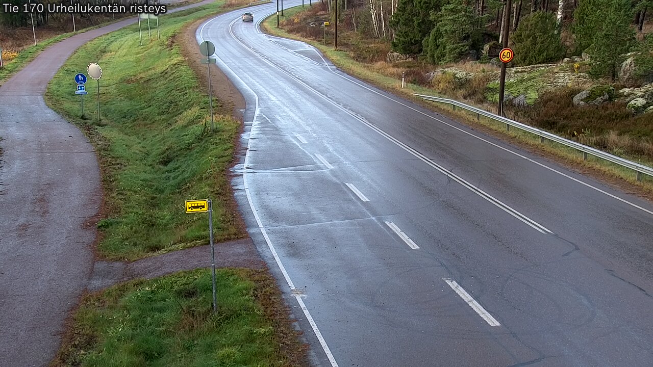 Kelikamerat Kuva Tie 170 Virolahti Urheilukentän risteys, Virolahti, Kymenlaakso