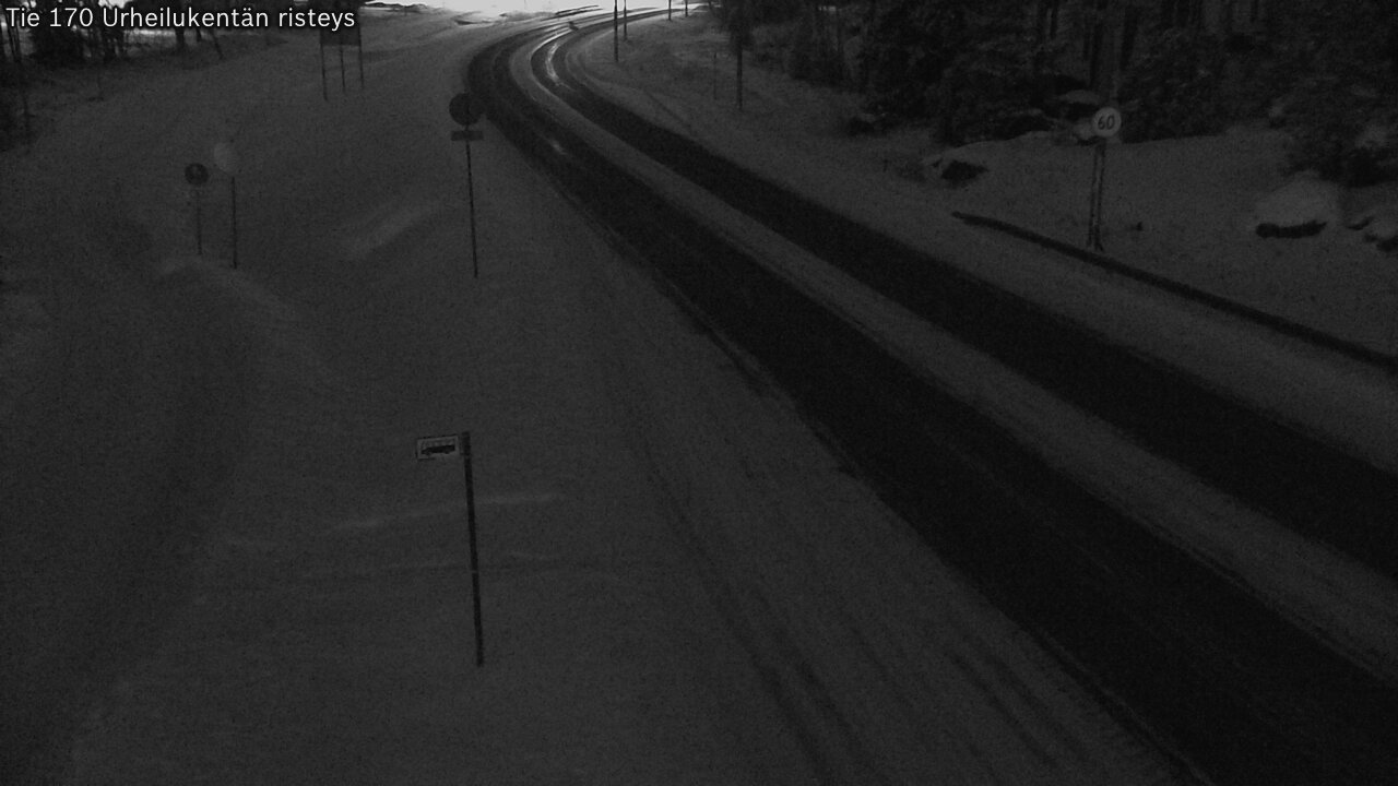 Kelikamerat Kuva Tie 170 Virolahti Urheilukentän risteys, Virolahti, Kymenlaakso