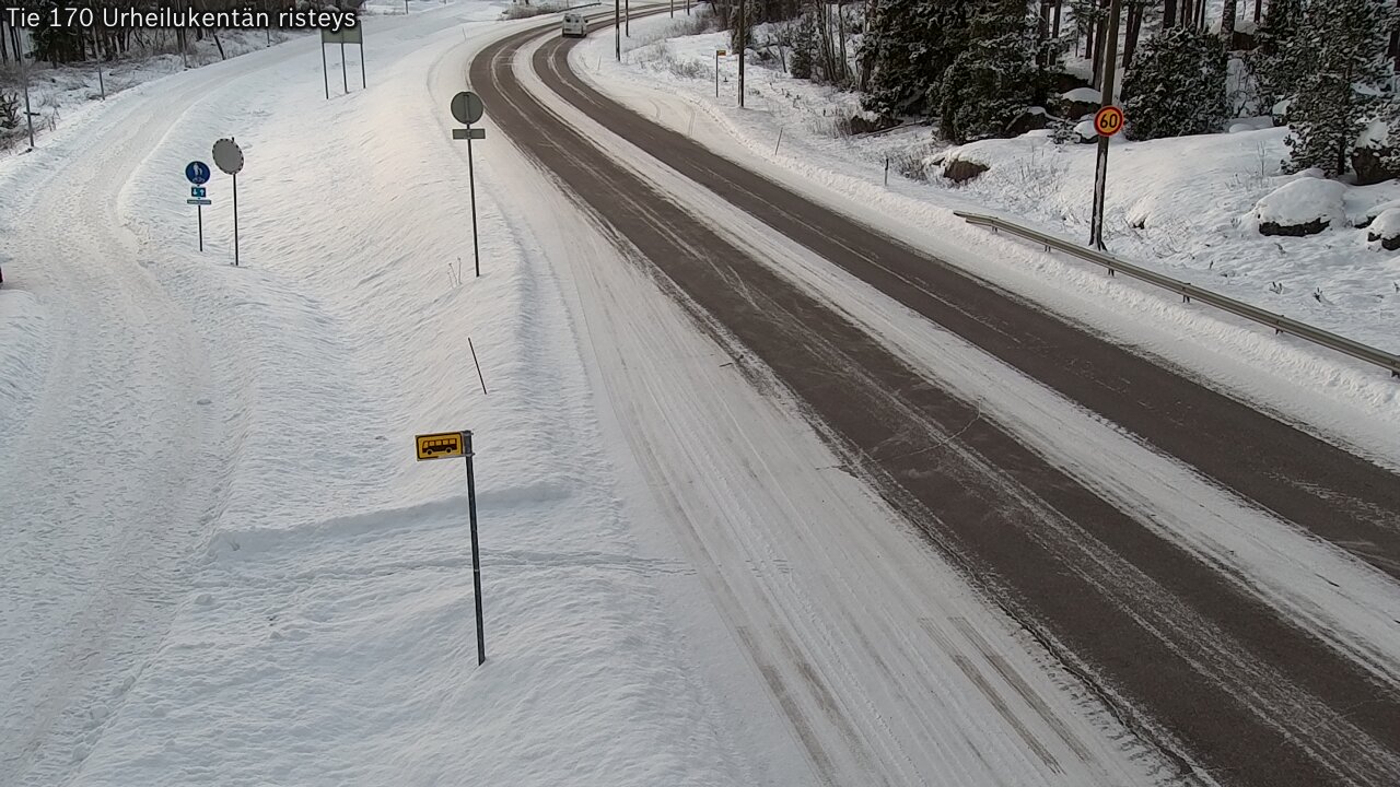 Kelikamerat Kuva Tie 170 Virolahti Urheilukentän risteys, Virolahti, Kymenlaakso