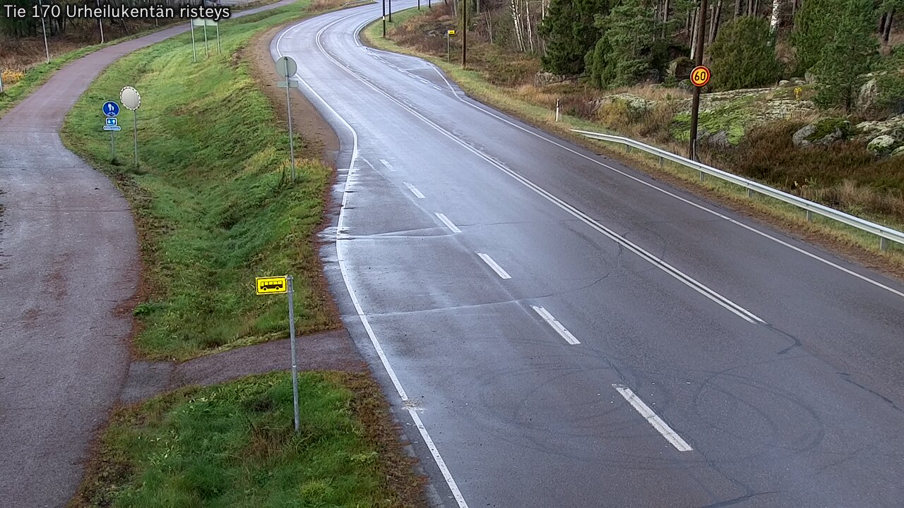 Kelikamerat Kuva Tie 170 Virolahti Urheilukentän risteys, Virolahti, Kymenlaakso