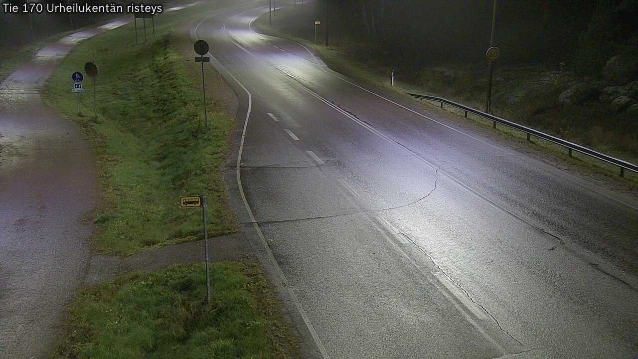 Kelikamerat Kuva Tie 170 Virolahti Urheilukentän risteys, Virolahti, Kymenlaakso
