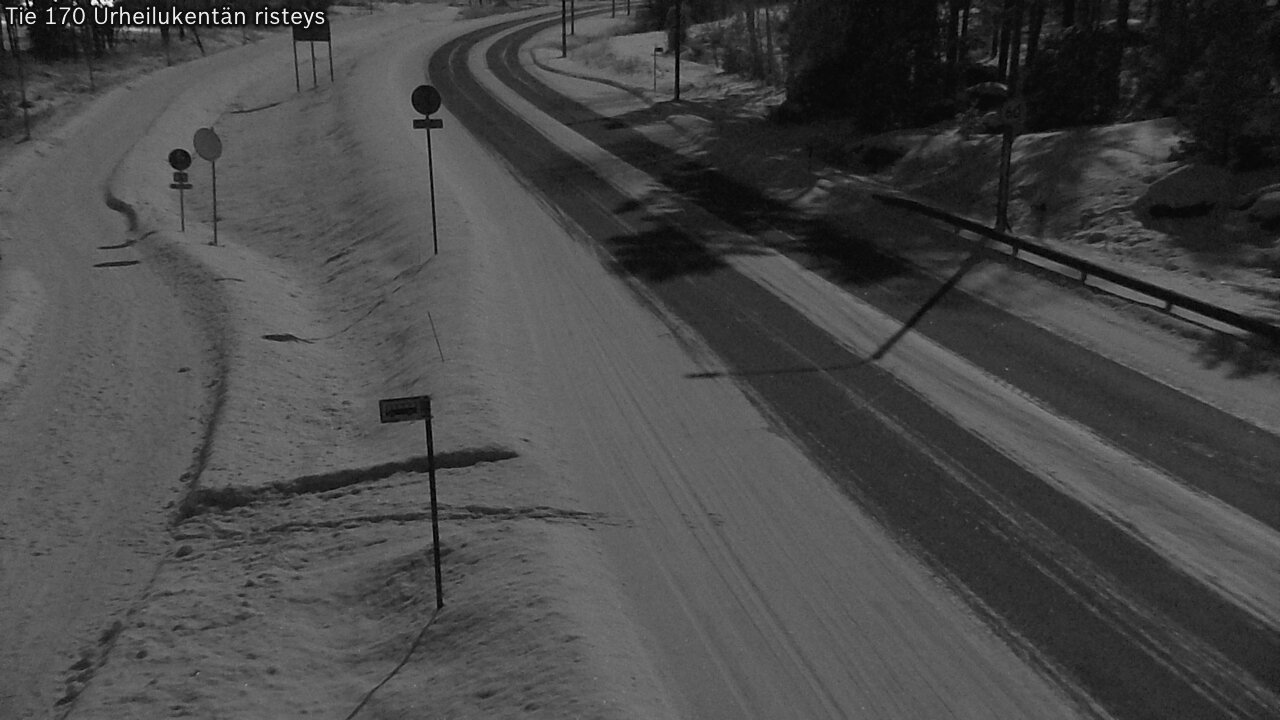 Kelikamerat Kuva Tie 170 Virolahti Urheilukentän risteys, Virolahti, Kymenlaakso